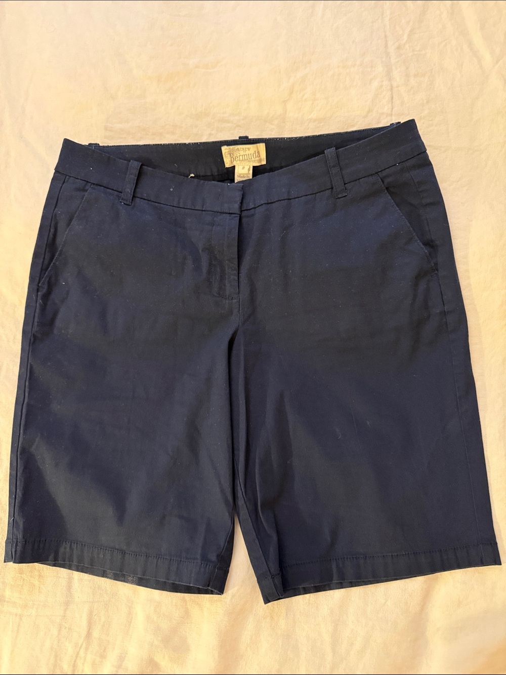 J. Crew Dark Navy Bermuda Shorts